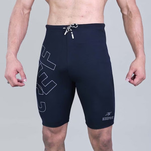 Men Printed Mid-Rise Breathable Swim Shorts